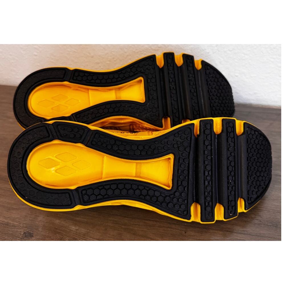 New JUST SO SO Men's Ginger Yellow Athletic Sneakers Shoes Size 43 US 9.5/10 - Picture 8 of 11